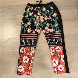 Clover canyon silk pants, size small